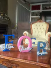 Letras con Nombre Personalizada para Apoyar o Colgar