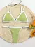 Conjunto de biquíni brasileiro feminino, maiô de cintura baixa, maiô brasilei - loja online