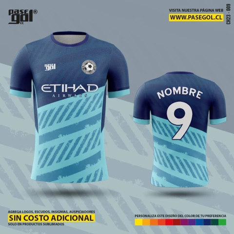 Camiseta Sublimada Futbol Varón