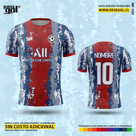 Camiseta Sublimada Futbol Varón