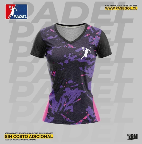 Camiseta Sublimada Paddle Dama