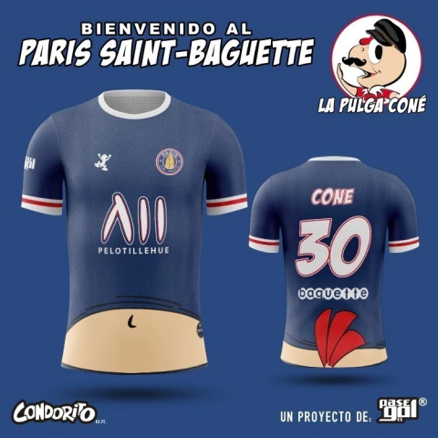 Camiseta Paris Saint Baguette Condorito