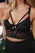 E2056 ArnÈs underbust de tul y terciopelo