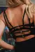 E2056 ArnÈs underbust de tul y terciopelo - comprar en línea