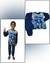 Pijama Manga Longa e Calça Masculino Stitch Azul Marinho - comprar online