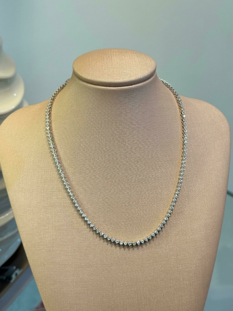 Colar Riviera 3 garras 38cm 2mm