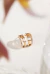 Conjunto Brinco e Anel Zirconias - Banho Ouro 18K - Misia Acessórios de Luxo