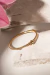 Bracelete Cristal Peridoto e Morganita Banho ouro 18k - comprar online
