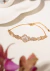 Pulseira Trevo e Gotas com Madrepérola e Zircônias Brancas