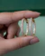 Brinco Argola Fileira Dupla Zircônias Média Banho Ouro 18k - comprar online