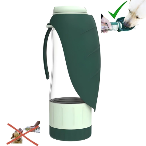 Bebedouro Portátil para Pets 2 em 1 Água e Ração em Um Só Dispenser