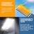 Luminária LED Solar Multifuncional para Paredes e Postes - Balbino Shop: Sua Loja de Eletrônicos e Tecnologia