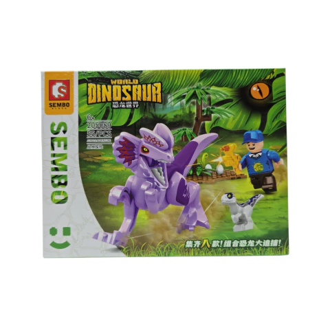 World Dinosaur Dino Al Ataque Para Armar Sembo Block