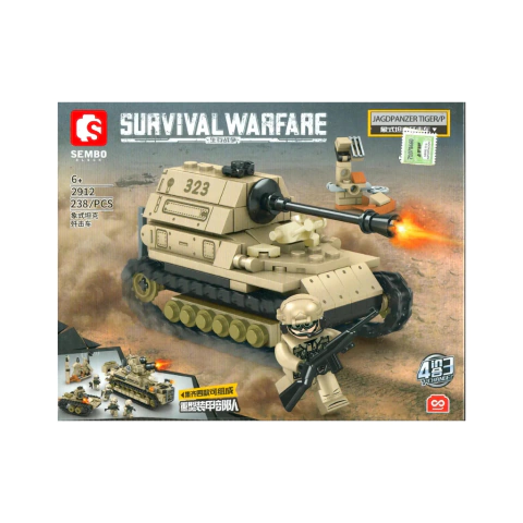 Survival Warfare Tanques Guerra Militar Para Armar Sembo Block - comprar online