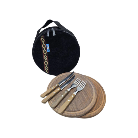 Set De Asado Carpincho 22cm Para 2 - Big Shop