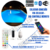 Kit Refletor Ilumição Piscina Led 9w AquaLight (Fibra Instalação Nova) - 6 Leds 72m² + Módulo Wi-fi Alexa c/ Controle - Dinastia Led