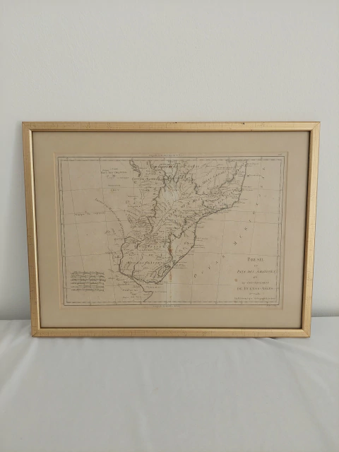 MAPA 'BRÉSIL ET PAYS DES AMAZONES'