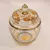 PONCHEIRA CRISTAL COM FOLHAS DE OURO E 12 CANECAS - comprar online