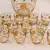 Imagem do PONCHEIRA CRISTAL COM FOLHAS DE OURO E 12 CANECAS