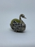 CISNE DE PRATA COM PEDRA VERDE - comprar online