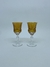 PAR DE TAÇAS DE LICOR MOZART ÂMBAR