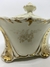 POTICHE PORCELANA BRANCA COM DOURADO na internet