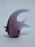 PEIXE DECORATIVO EM VIDRO ROSA - comprar online