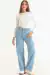 DENIM Wide legs tiro medio