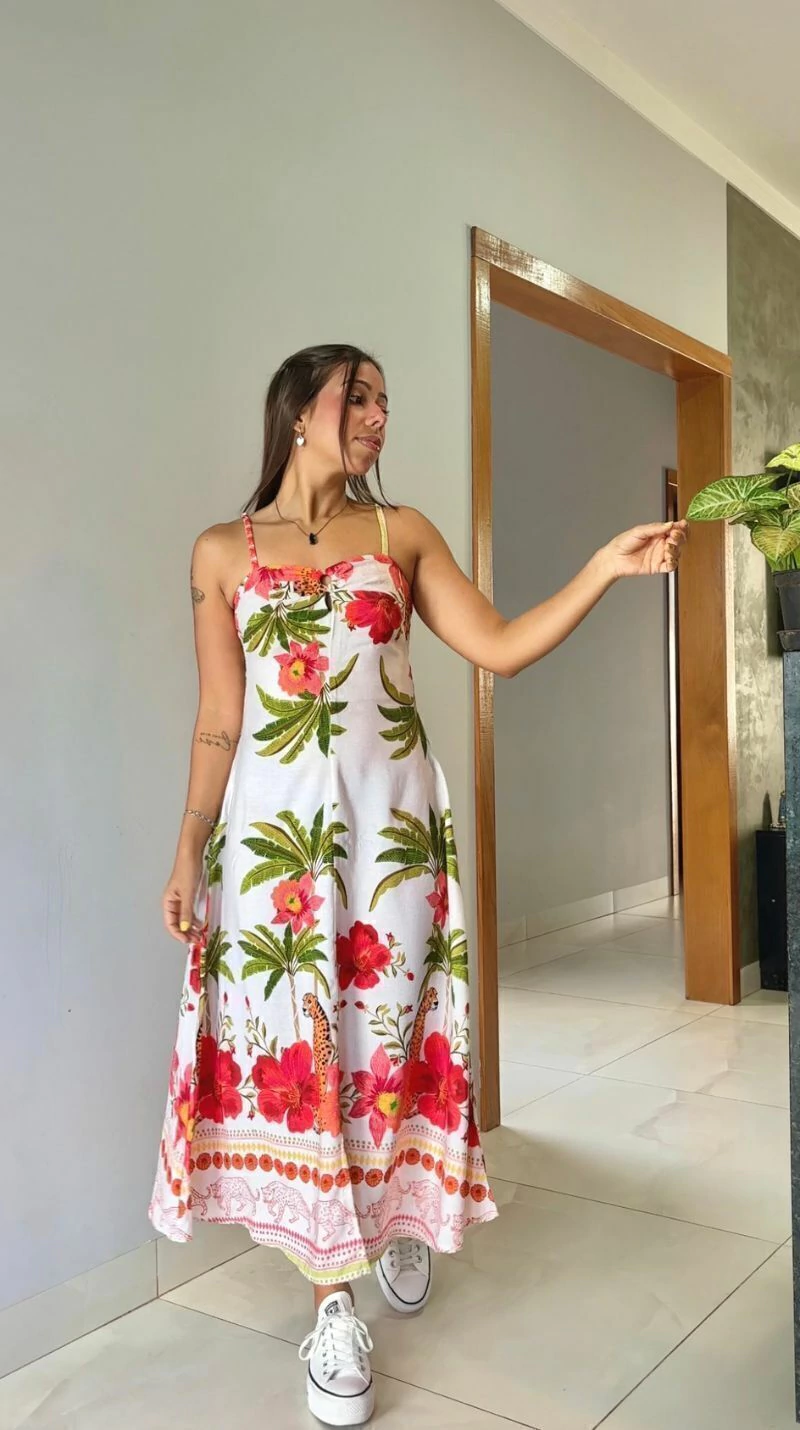 Vestido Maitê Flores