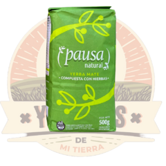 YERBA MATE PAUSA NATURAL COMPUESTA CON HIERBAS