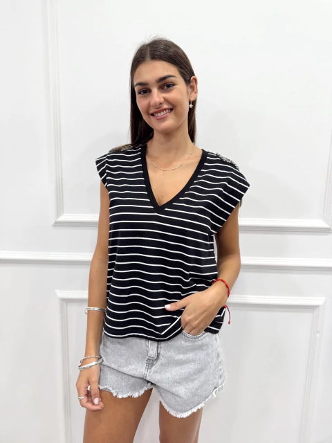Remera Yucatan Stripe st marie - comprar online