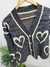 Imagen de Cardigan heart black