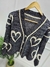 Cardigan heart black