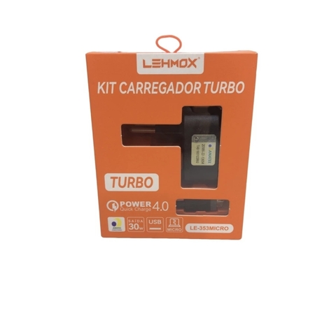 Kit Carregador Turbo Modelo V8