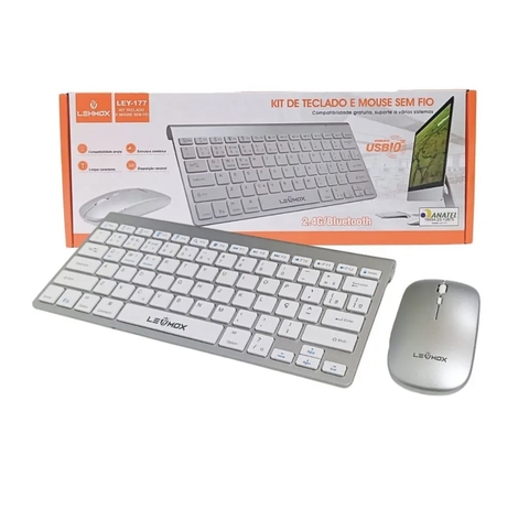 Kit de Teclado e Mouse sem fio