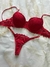 Conjunto armado encaje rojo - comprar online