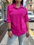 Camisa de fibrana fucsia