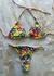 Bikini estampada amarilla - comprar online