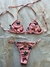 Bikini estampada rosa - comprar online