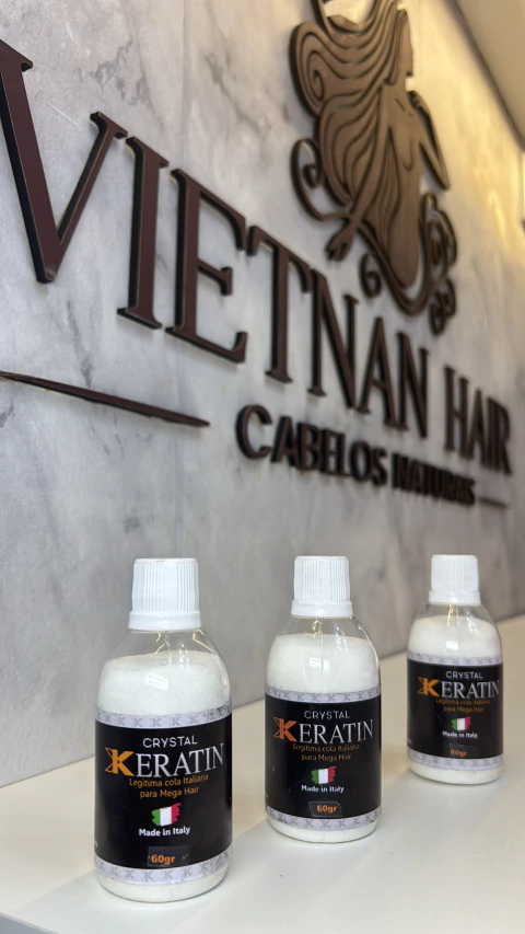 K Queratina em pó - Incolor - 60 g