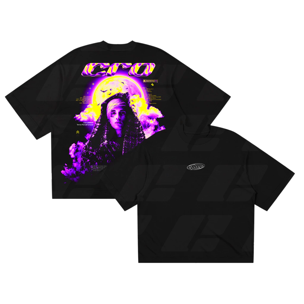 CRO "MALOS CANTORES" TEE - BLACK