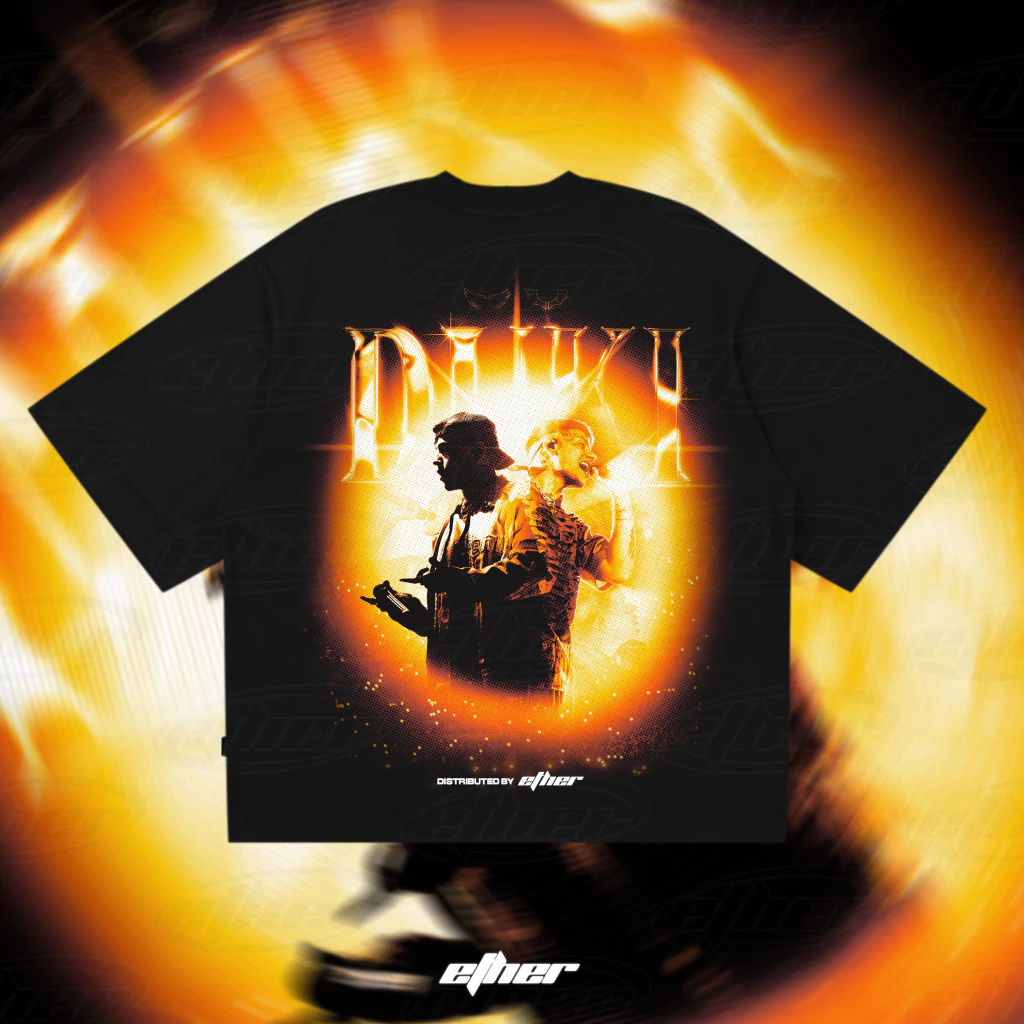 DUKI "DIABLO" OVERSIZE/BOXY TEE - BLACK