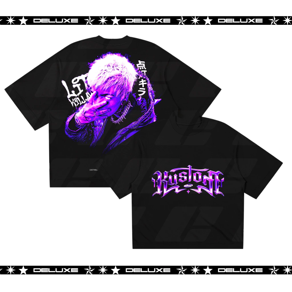 DELUXE LIT KILLAH "KUSTOM" TEE - BLACK