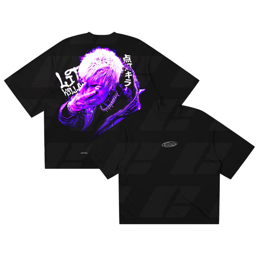 LIT KILLAH "KUSTOM" TEE - BLACK