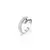 Anillo Dextera Blanco Baño de Rodio en internet