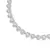 Collar Tennis Ariana Grande X Swarovski Tallas Mixtas Corazón Blanco Baño de Rodio en internet