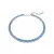 Collar Millenia Degradado de Color Azul Baño de Rodio