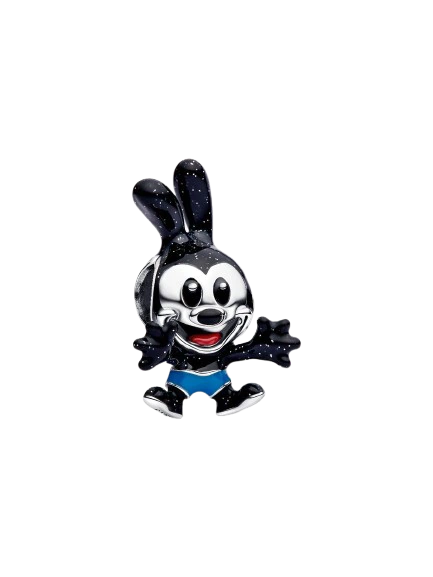 Charm Oswlad El Conejo Afortunado de Disney Plata Esterlina