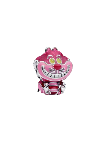 Charm Gato de Cheshire de Alicia en El País de las Maravillas de Disney Plata Esterlina