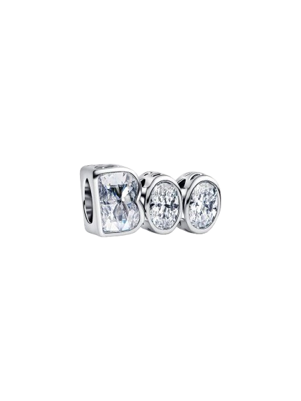 Charm BOO que Brilla en la Oscuridad Plata Esterlina